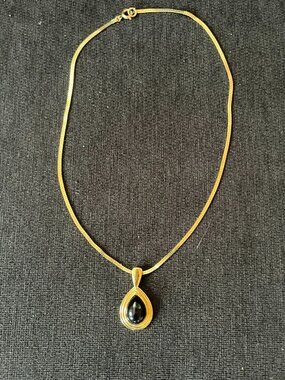 TRIFARI Designer Vintage Gold Tone Necklace